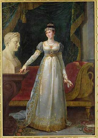 Robert Lefevre Portrait of Pauline Bonaparte Princesse Borghese Norge oil painting art